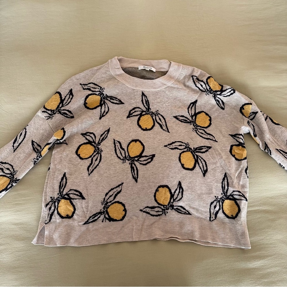 Madewell Lemon Sweater